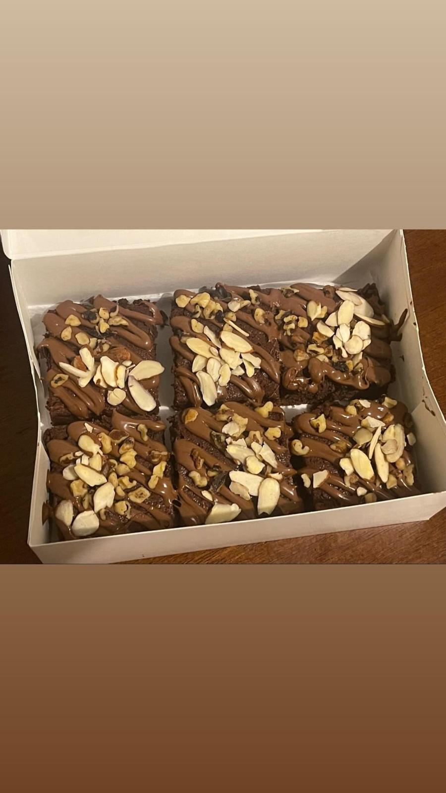 Nutella Walnut Brownie (Box of 6)